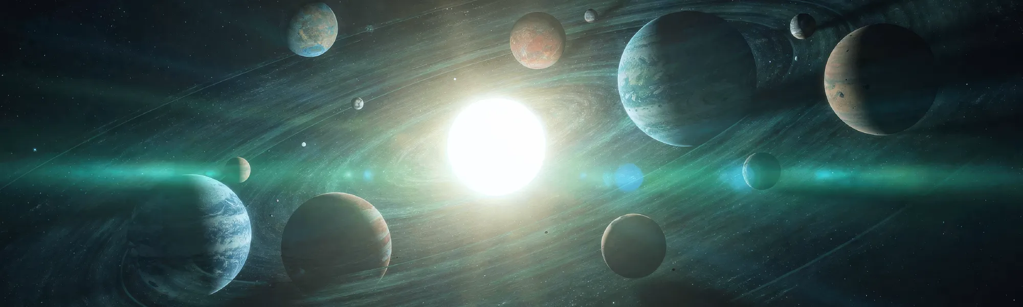 Team: Planeten umkreisen eine Sonne